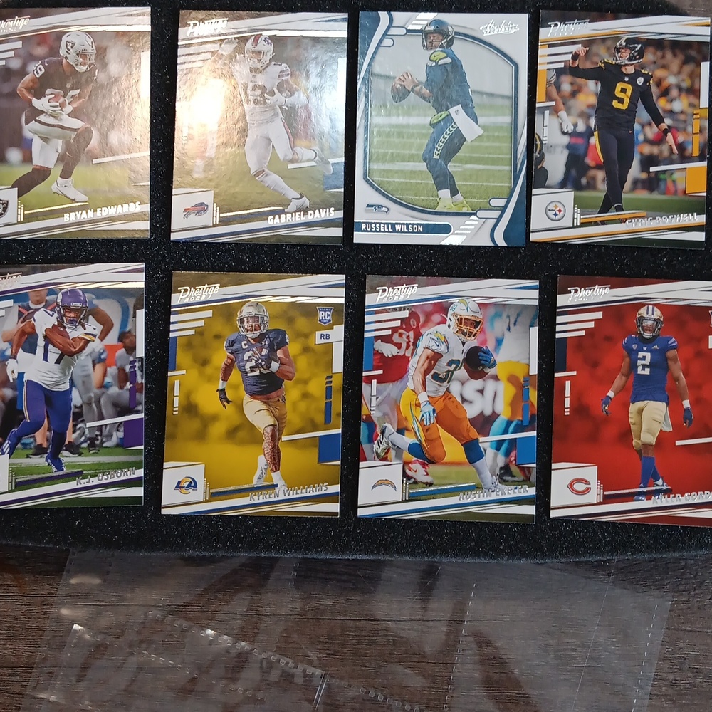 Donruss, Prestige, Mosaic, Prizm football